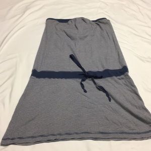 Striped Sleeveless Cover up